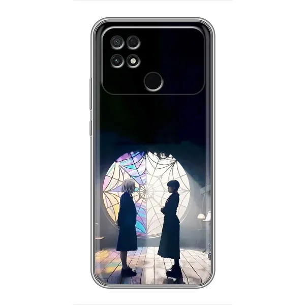 Чехол с рисунком «Уэнсдей и Энди» для Xiaomi POCO C40 Чехол с рисунком «Уэнсдей и Энди» для Xiaomi POCO C40