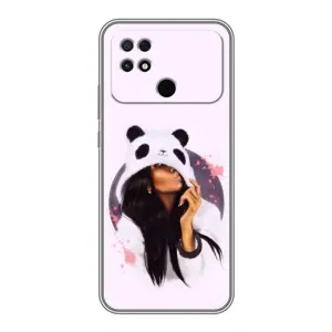Чехол Стильные девушки на Xiaomi POCO C40 (В пижаме)