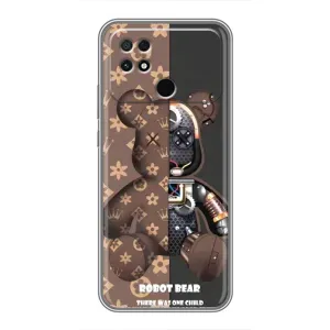 Силиконовый чехол для Xiaomi POCO C40 (Медмедь Луи Виттон)