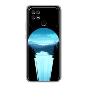 Літній Чохол на Xiaomi POCO C40 (Синій Водоспад)