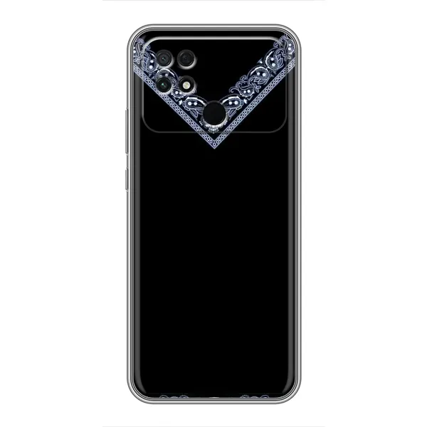 Чехол с рисунком «Воротник вышиванки» для Xiaomi POCO C40 Чехол с рисунком «Воротник вышиванки» для Xiaomi POCO C40