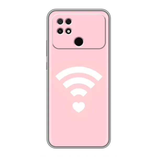 Чехол с рисунком «WiFi Love» для Xiaomi POCO C40 Чехол с рисунком «WiFi Love» для Xiaomi POCO C40