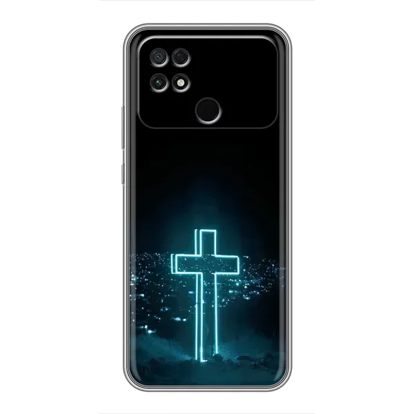 Чехол с рисунком «Яркий Крест» для Xiaomi POCO C40 Чехол с рисунком «Яркий Крест» для Xiaomi POCO C40