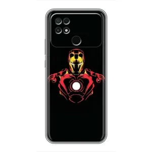 Чехол Супергерой Железный человек на Xiaomi POCO C40 (Железный человек)