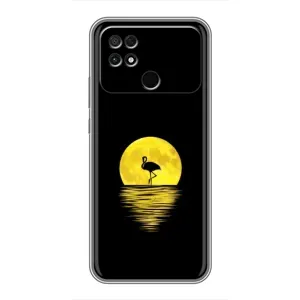 Летний Чехол на Xiaomi POCO C40 (Желтый Закат)