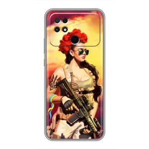 ЗСУ Чехлы (TPU) для Xiaomi POCO C40 (Женщина солдат)