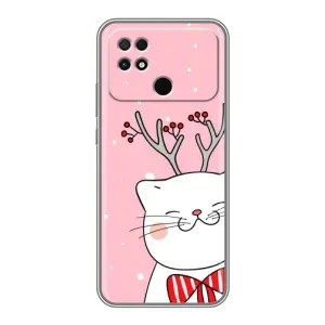 Чехол на тематику: Коты для Xiaomi POCO C40 (Зимний кот)