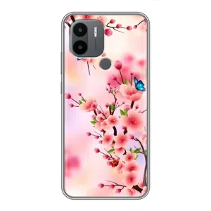 Чохол з картинкою Сакури на Xiaomi Poco C50 (Метелики на сакурі)