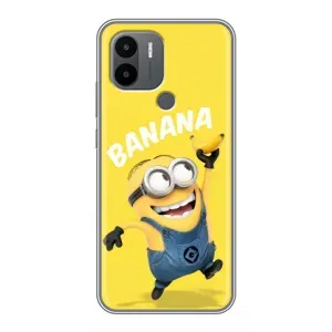 Мультяшный принт на Чехол для Поко с50 (Banana)