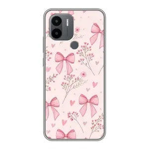 Чехол банты для Xiaomi Poco C50 (Банты с цветами)