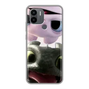 Чехол дракон Беззубик для Xiaomi Poco C50 (Беззубик и Дневная Злость)