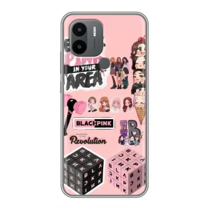 Чехлы с картинкой для Xiaomi Poco C50 (BLACK PINK коллаж)
