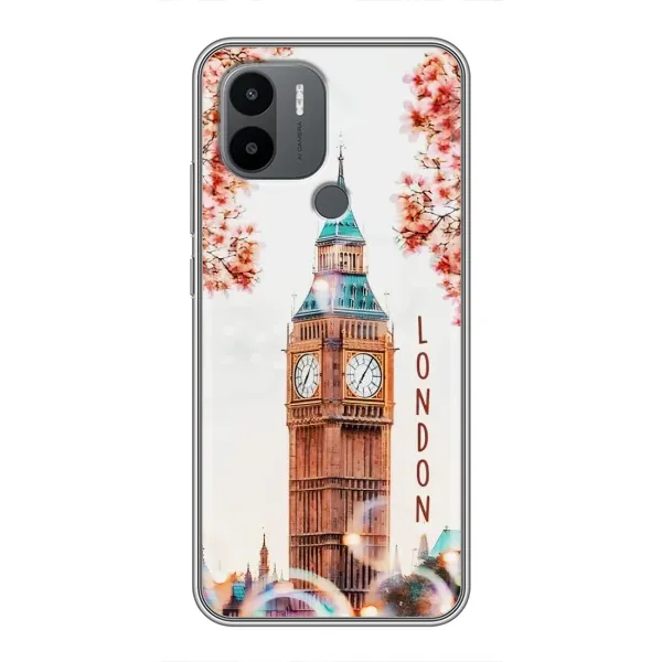 Чехол с рисунком «Часы Лондон» для Xiaomi Poco C50