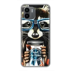 Силіконовий Чохол з Энотами на Xiaomi Poco C50 (Єнот в окулярах)