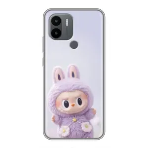 Чехол с принтом Лабубу для Xiaomi Poco C50 (Фиолетовый Лабубу)