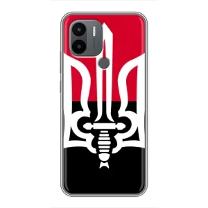 Чехлы УПА (Красно-Чёрный) на Xiaomi Poco C50 (Герб Украины)