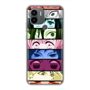 Силиконовые чехлы с глазами Anime для Поко с50 (Глаза Хашира)