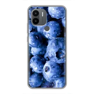 Чехол с изображением  вкусной еды для Xiaomi Poco C50 (Голубика)