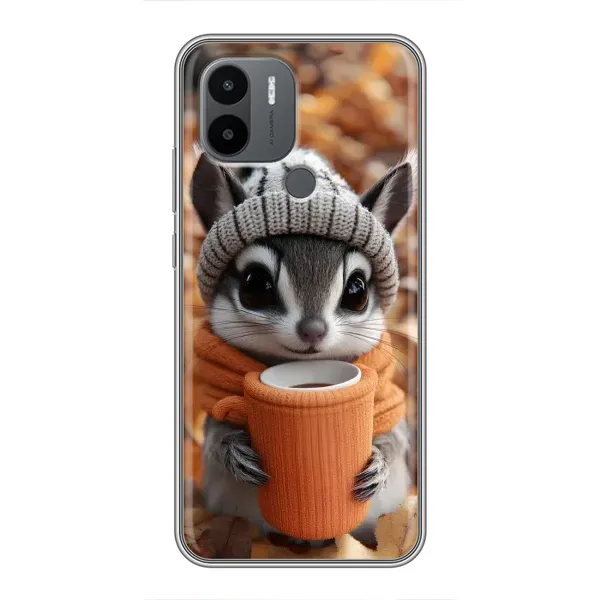 Чехол с рисунком «Грызунчик с кофе» для Xiaomi Poco C50 Чехол с рисунком «Грызунчик с кофе» для Xiaomi Poco C50