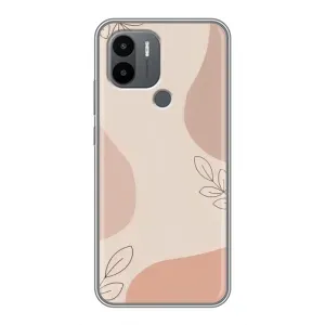 Чохол квітковий дизайн для Xiaomi Poco C50 (Кориневий фон)
