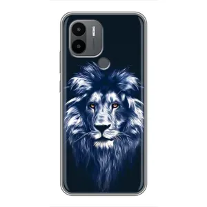 Чохол з картинкою на Xiaomi Poco C50 (Лев – синій)