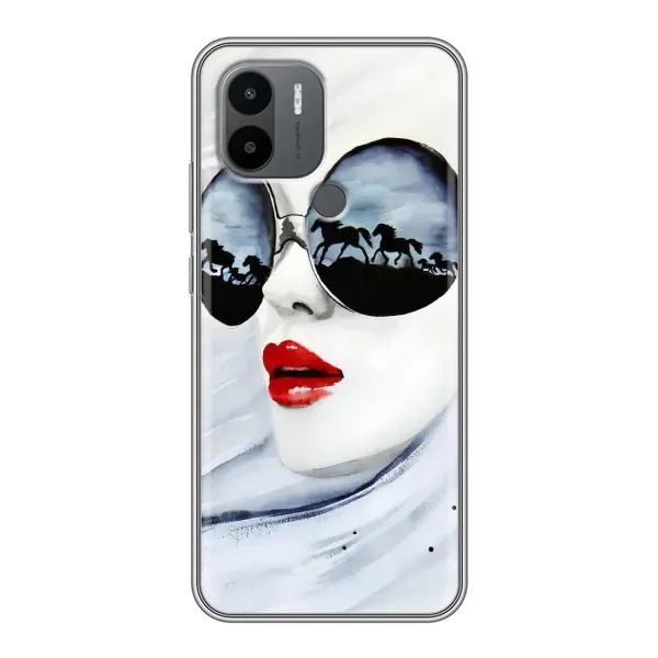 Чехол с рисунком «Любительница коней» для Xiaomi Poco C50 Чехол с рисунком «Любительница коней» для Xiaomi Poco C50