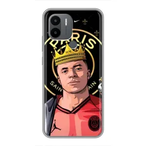 Чохол (TPU) з Футболістом на Xiaomi Poco C50 (Mbappe King)