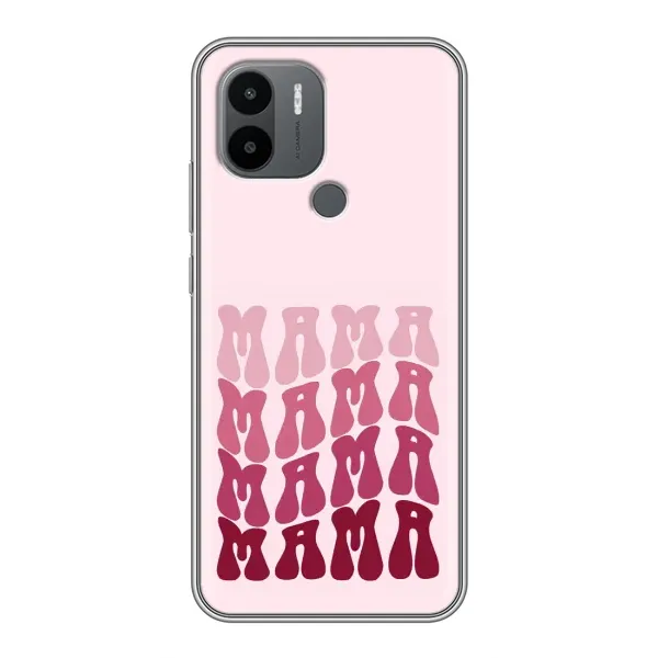 Чехол с рисунком «Надпись мама» для Xiaomi Poco C50 Чехол с рисунком «Надпись мама» для Xiaomi Poco C50