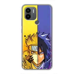 Купить Чехлы на телефон с принтом Anime для Xiaomi Poco C50 (Naruto Vs Sasuke)