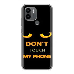 Чехол с Прикольным принтом на Xiaomi Poco C50 (Не трогай мой телефон)