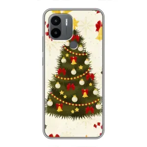 Чохол новорічна ялинка на Xiaomi Poco C50 (Новорічний принт)