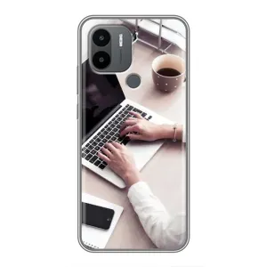 Силиконовый бампер (Работники) на Xiaomi Poco C50 (Офисный работник)
