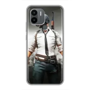 Чохол з картинкою "Герой Pubg" на Xiaomi Poco C50 (Пабг)