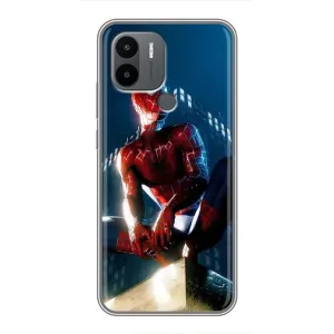 Чехол Супергерой Человека Паука на Xiaomi Poco C50 (Паук на доме)