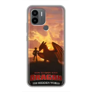 Чехол дракон Беззубик для Xiaomi Poco C50 (Постер Беззубика)