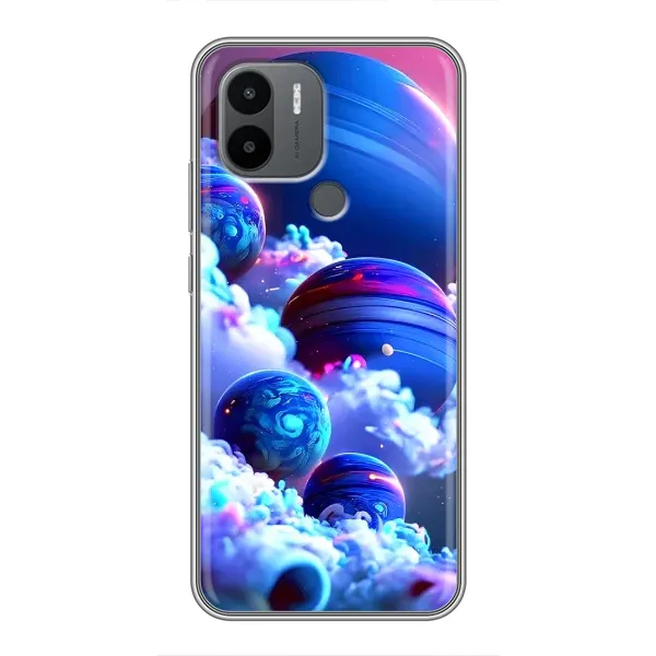 Чехол с рисунком «Синие планеты» для Xiaomi Poco C50 Чехол с рисунком «Синие планеты» для Xiaomi Poco C50