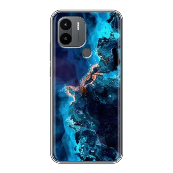 Чехол с рисунком «Синий мрамор» для Xiaomi Poco C50 Чехол с рисунком «Синий мрамор» для Xiaomi Poco C50