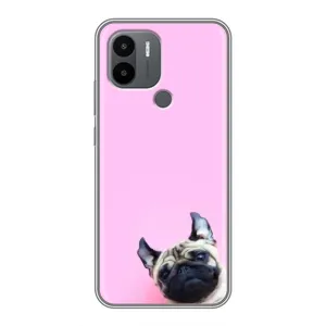 Бампер для Xiaomi Poco C50 з картинкою "Песики" (Собака на рожевому)