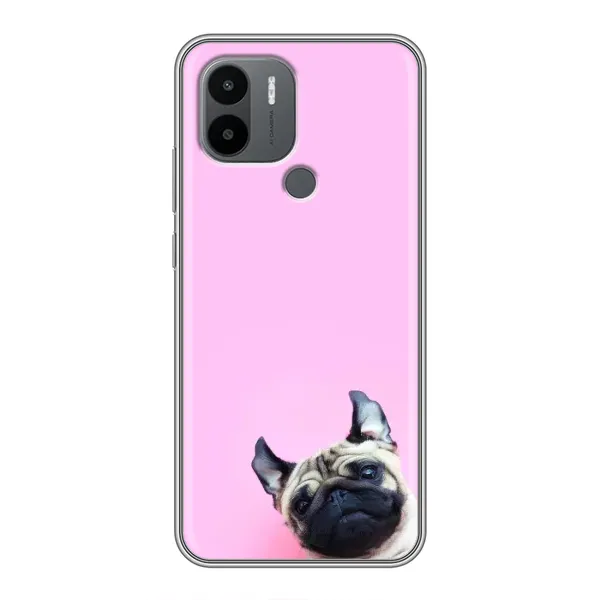 Чехол с рисунком «Собака на розовом» для Xiaomi Poco C50 Чехол с рисунком «Собака на розовом» для Xiaomi Poco C50