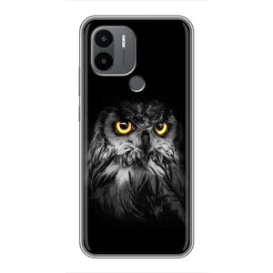 Чохли з принтом СОВИ для Xiaomi Poco C50 (Сова на чорному)