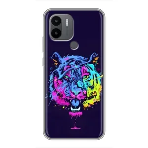 Силіконовий бампер з картинкою звірів для Xiaomi Poco C50 (Тигр-Арт)