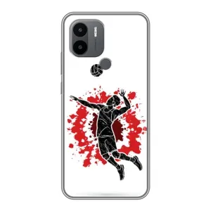 Чехлы с принтом Спортивная тематика для Xiaomi Poco C50 (Волейболист)