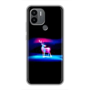 Силіконовий бампер з картинкою звірів для Xiaomi Poco C50 (Яскравий олень)