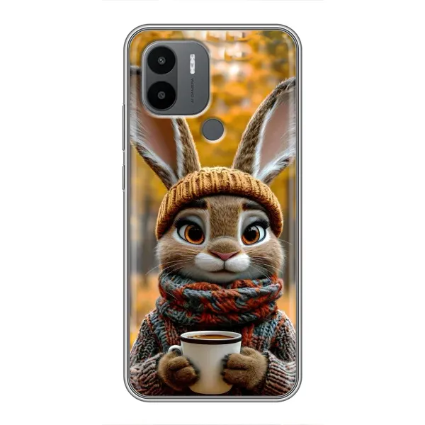 Чехол с рисунком «Зайчик с кофе» для Xiaomi Poco C50 Чехол с рисунком «Зайчик с кофе» для Xiaomi Poco C50