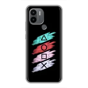 Чехол КИБЕРСПОРТ для Xiaomi Poco C50 (Значки Sony)