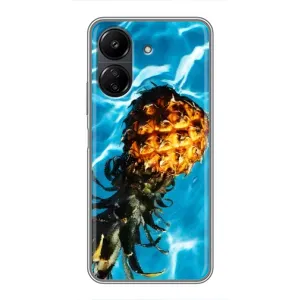 Чохол з зображенням смачної їжі для Xiaomi POCO C65 (Ананас)
