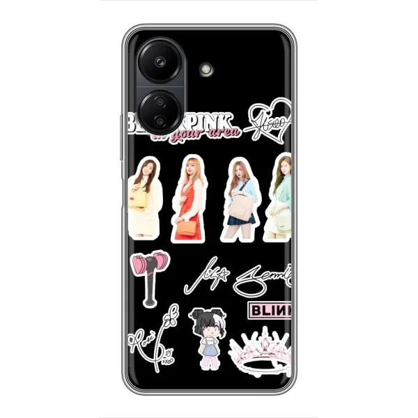 Чехол с рисунком «Арт блэкпинг» для Xiaomi POCO C65