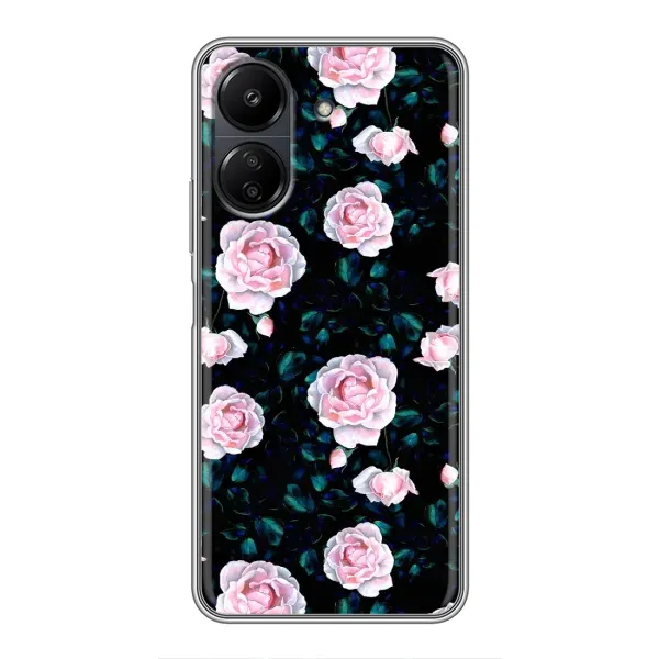 Чехол с рисунком «Чайные розы» для Xiaomi POCO C65 Чехол с рисунком «Чайные розы» для Xiaomi POCO C65