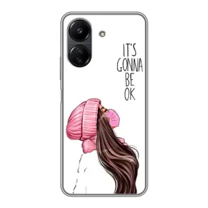 Чехол Стильные девушки на Xiaomi POCO C65 (Девушка в маске)