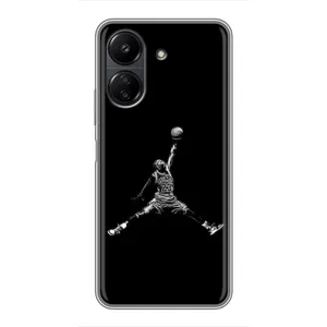 Силіконовый Чохол Nike Air Jordan на Поко С65 (Джордан)